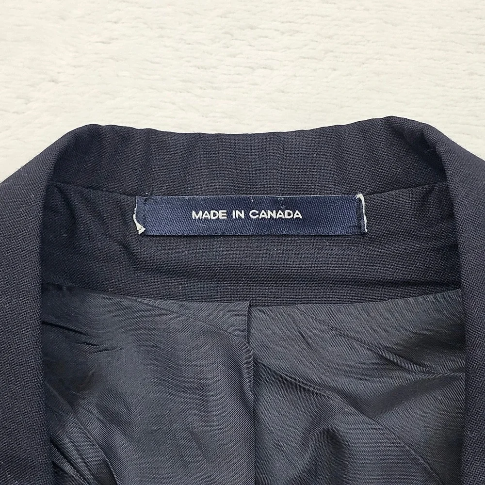 Chaps Ralph‎ Lauren Blazer Mens 42L Navy Blue Wool Gold Crest Buttons Preppy Ivy